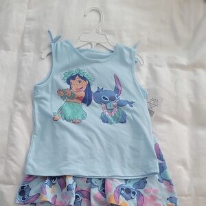 Kohl's Blue Lilo & Stitch Kids Matching Set